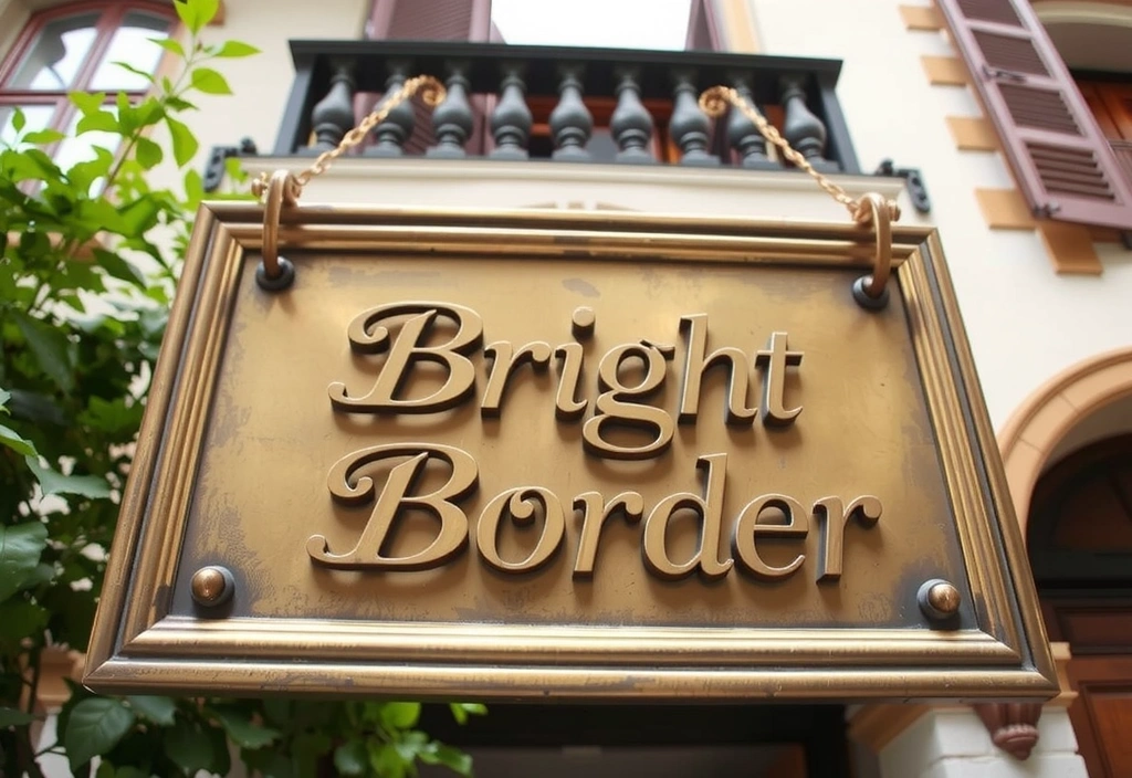 Bright Border Entrance